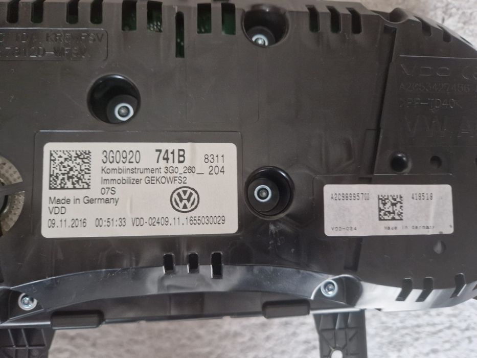 Километраж за VW Passat B8