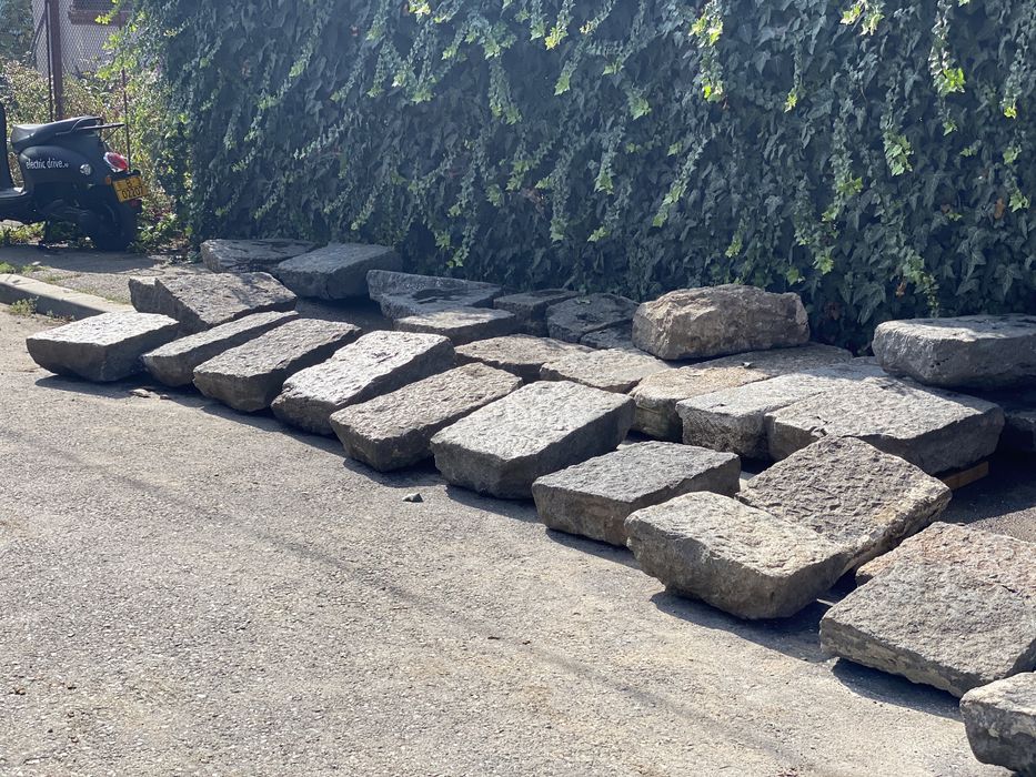 Dale groase piatra pavaj bazalt natural unicat