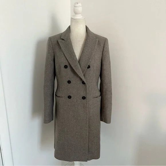 Zara палто от серията MANTECO с 75% вълна