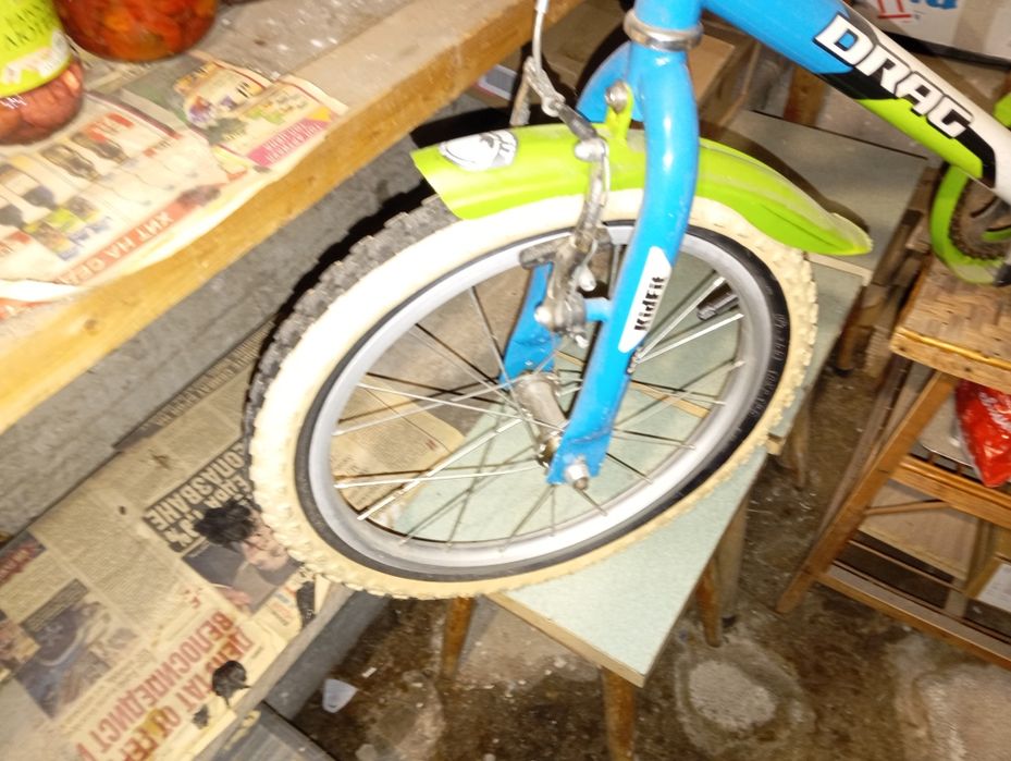 Детски велосипед Drag rush  18цола комплект с помощни колела