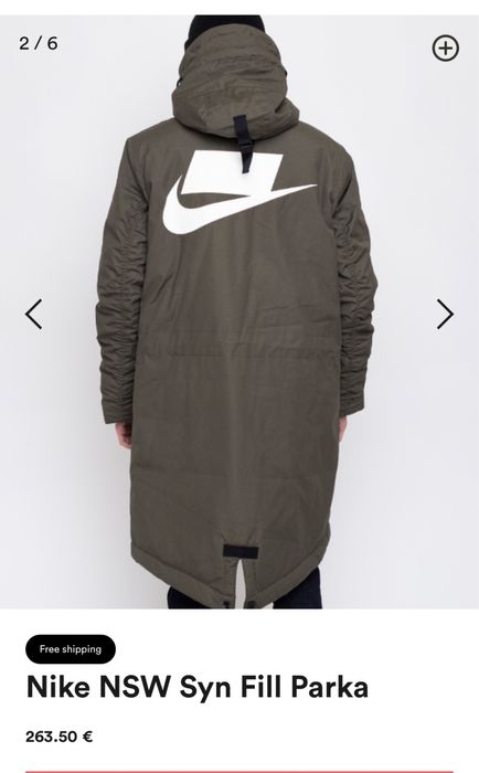 Geaca Nike lunga  originala