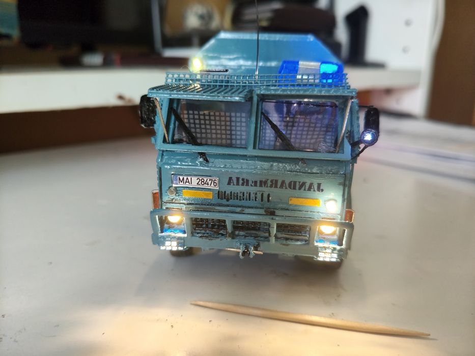 Macheta camion DAC Jandarmeria Romana