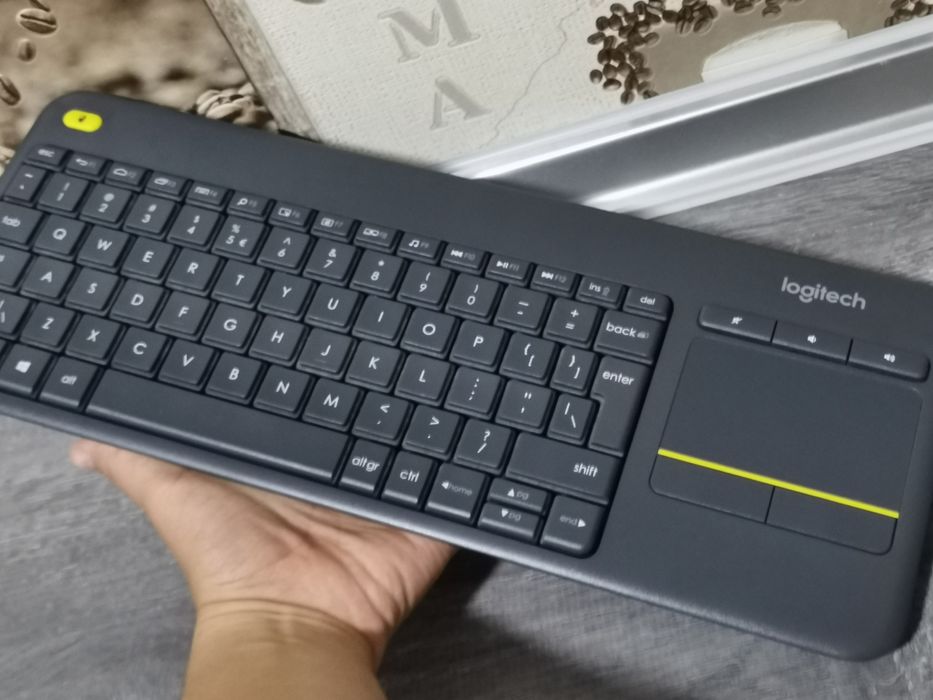 Tastatură Wireless LOGITECH Touch K400 Plus, USB, Layout US