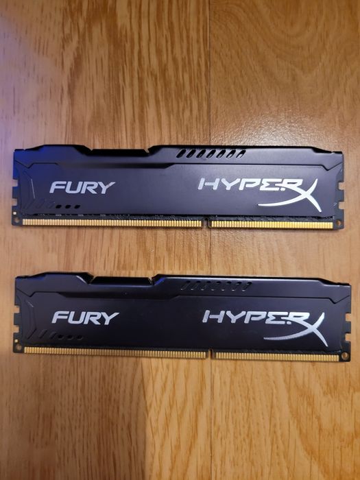 Kit  DDR3 Dual Chanel Kingston HYPERX FURY,2 x 8 Gb la 1866 Mhz,Noi