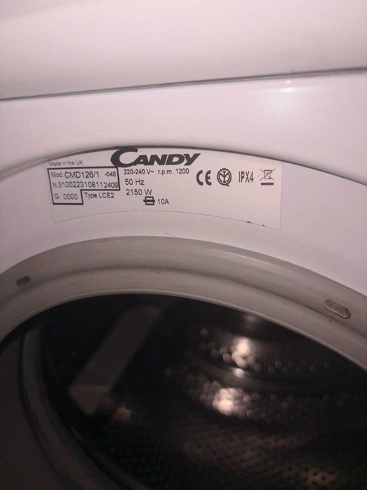 Пералня със сушилня - Candy CMD 126 - 1200 rpm