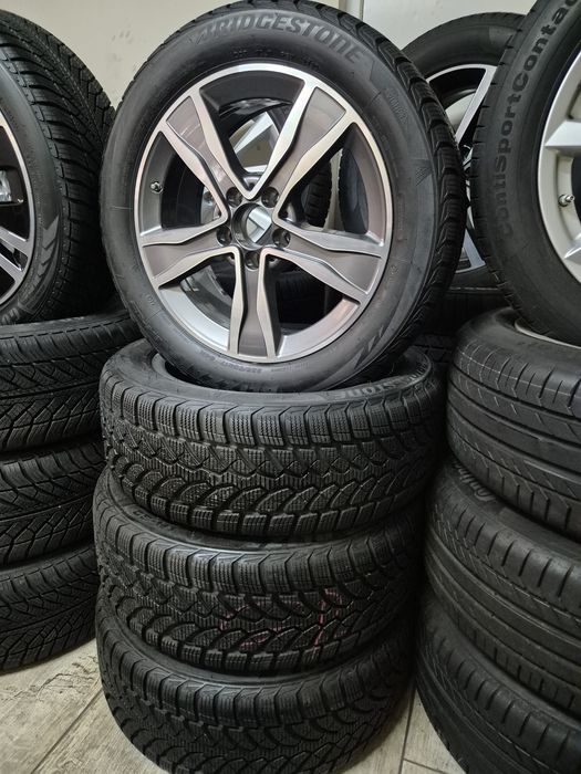 Set jante Mercedes  R17 cu anvelope iarna