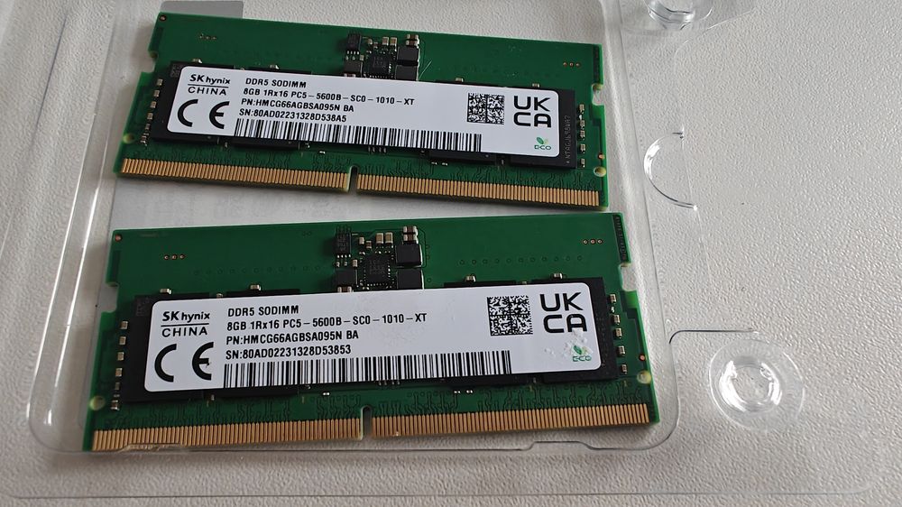 Kit Memorie RAM Laptop 16GB DDR5 2x8GB