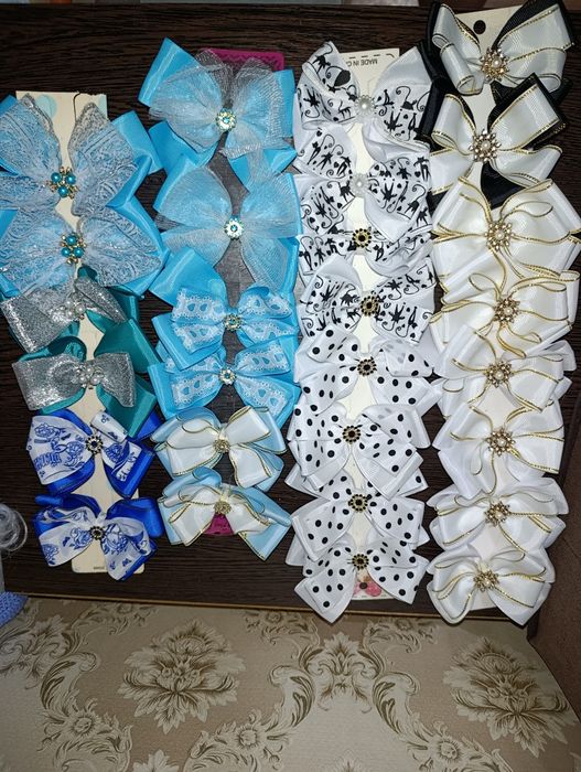 Бантики для девочек ручной работы