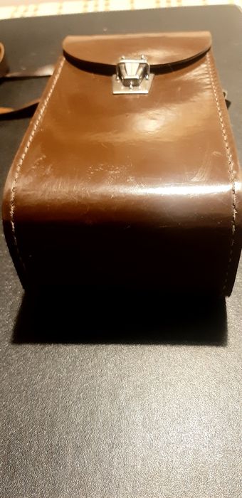 Ретро кожен калъф за фотоапарат