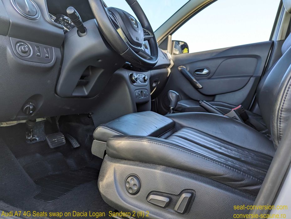 Sistem adaptare scaune de Audi A7 4G pe Logan Duster Sandero