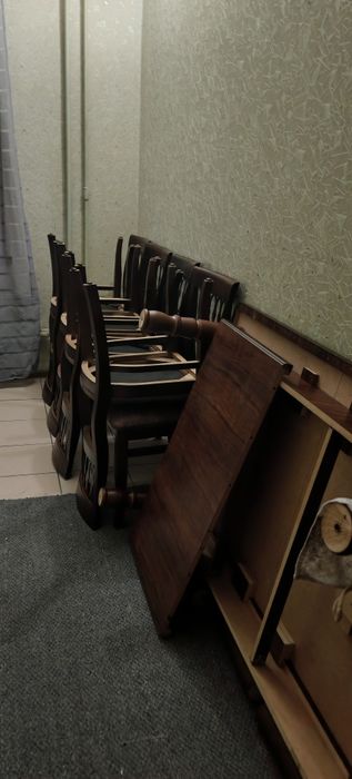 Стол со стульями 6 персон