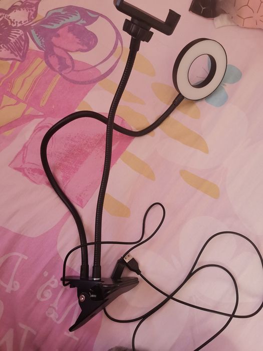 Селфи ринг със стойка, държач за маса и дистанционно