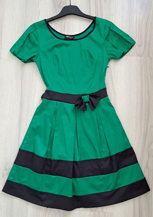 Rochie eleganta office verde