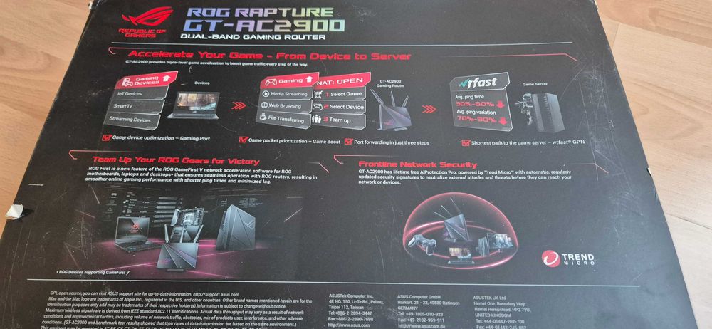 Router ROG Rapture GT-AC2900