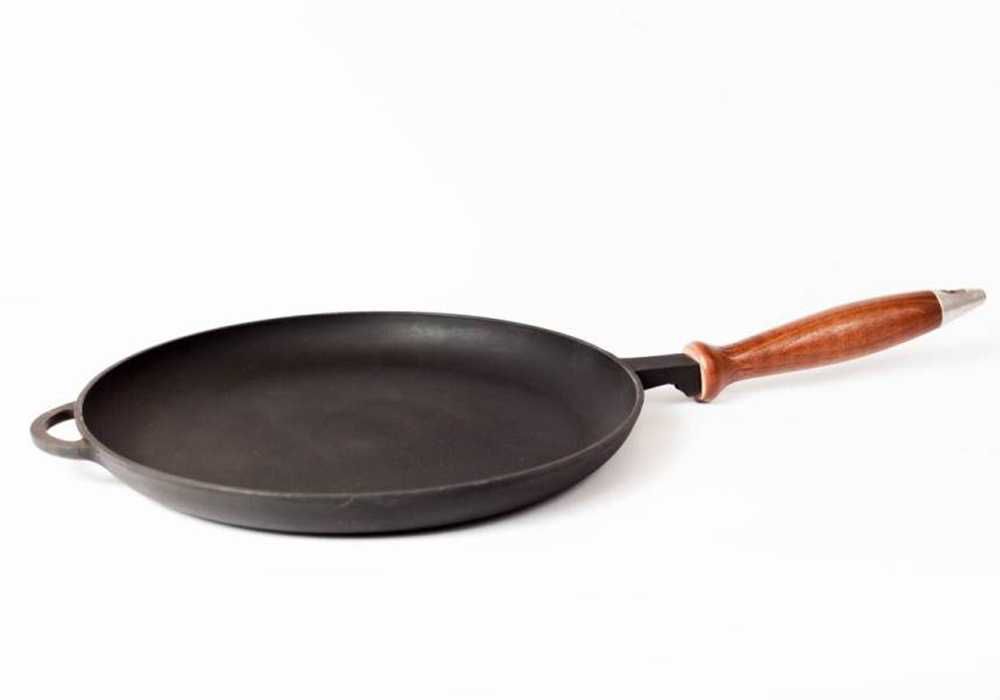 Чугунен тиган за палачинки, 20см-26см