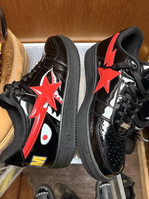 Bapesta black shark limited (леко crease-нати)