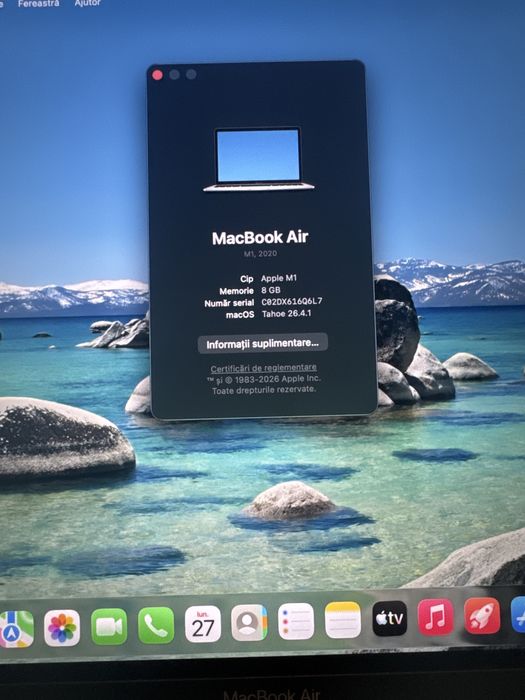 13” Macbook Air 2021 cu procesor M1