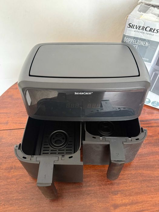 двоен Air Fryer Silver Crest