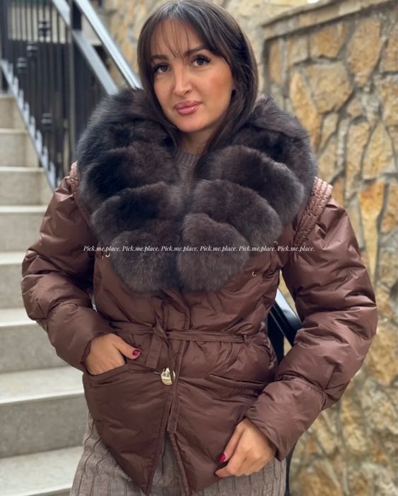 Шушляково яке с естествен косъм