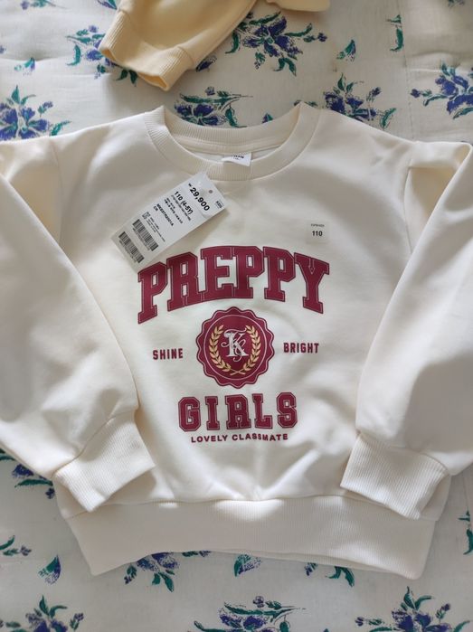 Детские теплые свитшоты, Корея.