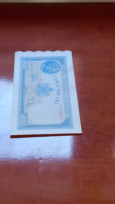 Vand bancnota 500 lei an 1943, UNC,foarte frumoasa