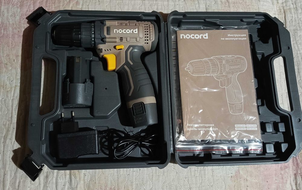 Новый Nocord дрель-шуруповерт