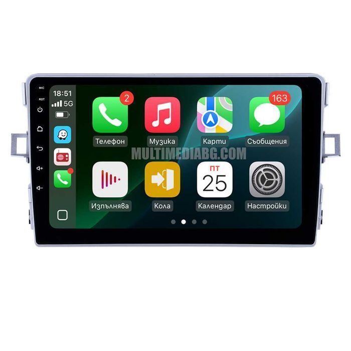 Toyota Corolla 2007 - 2011  Мултимедия Навигация Android