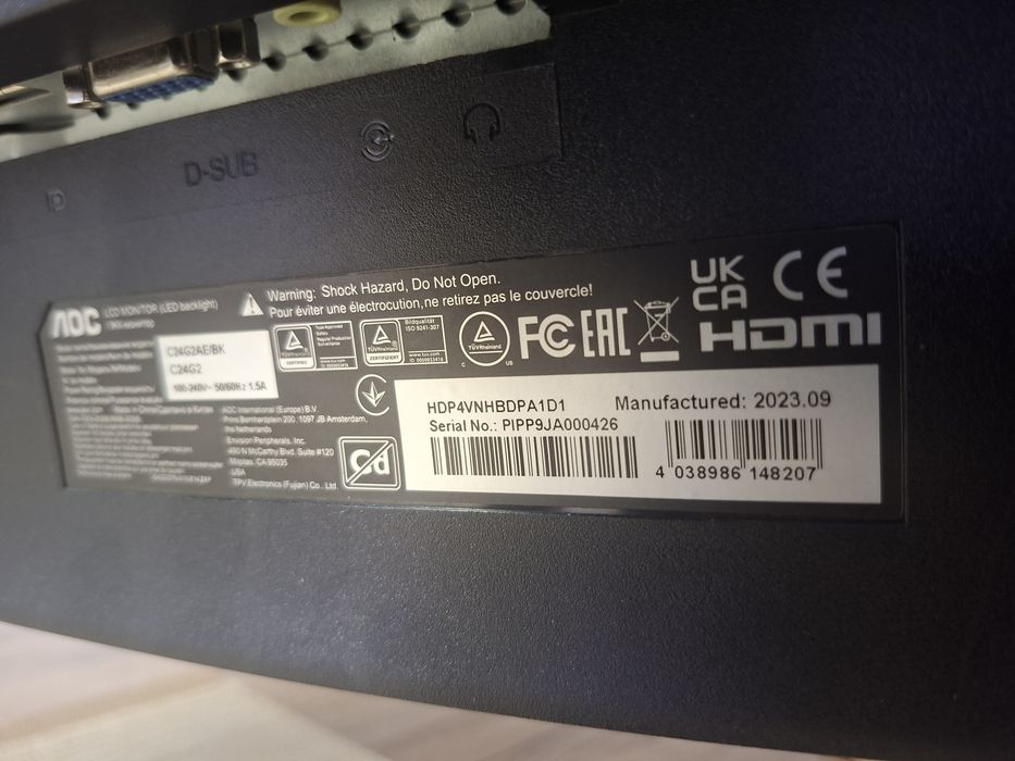 Monitor Aoc curbat 24 C24g2ae