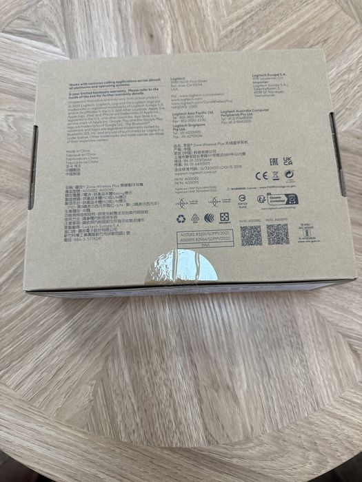 Наушники Logitech zone wireless plus