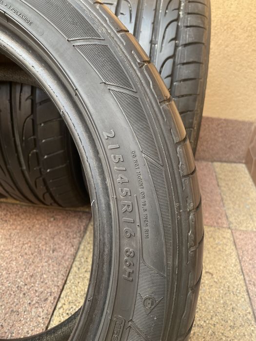 Set 4 anvelope 215 45 16 Dunlop cauciucuri vara