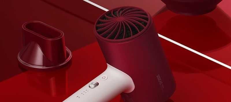 Фен для волос Xiaomi Soocas Hair Dryer H5 (красный)
