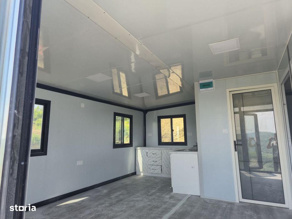Casă modulară nouă în Tomești Dealul Crucii, 36 mp utili, teren 450 mp