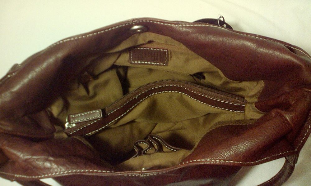 Чанта естествена кожа