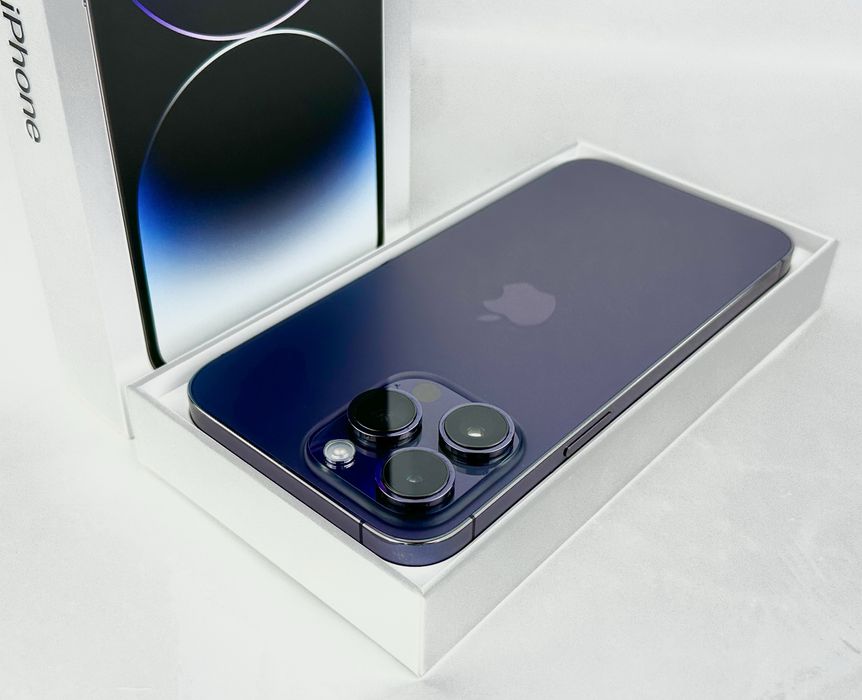 Apple iPhone 14 Pro Max 256GB Deep Purple 100% Батерия! Гаранция!