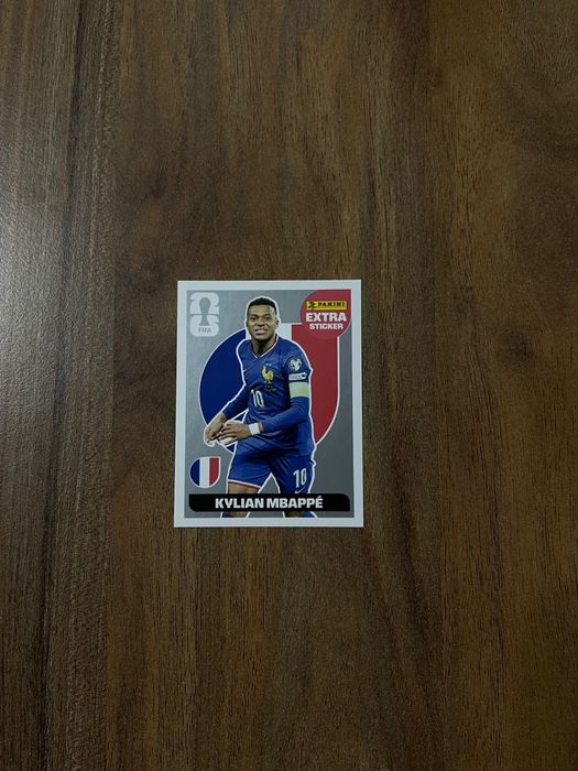 mbappe extra sticker silver fifa panini