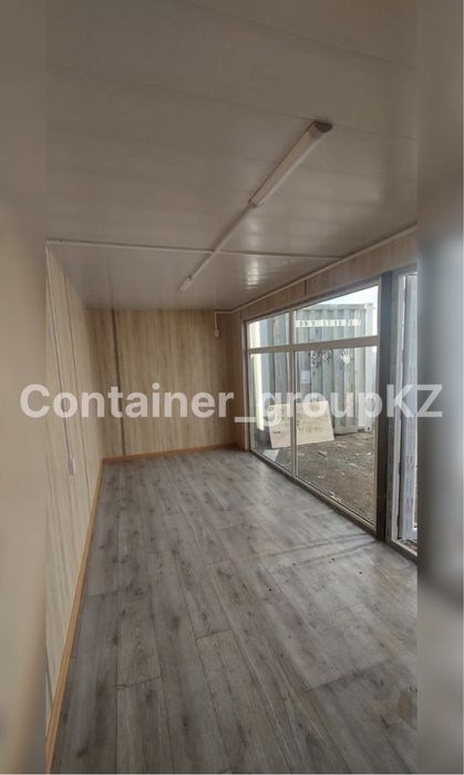 Утепленный контейнер 40 фут под жилье и под офис | КПП пост охраны.