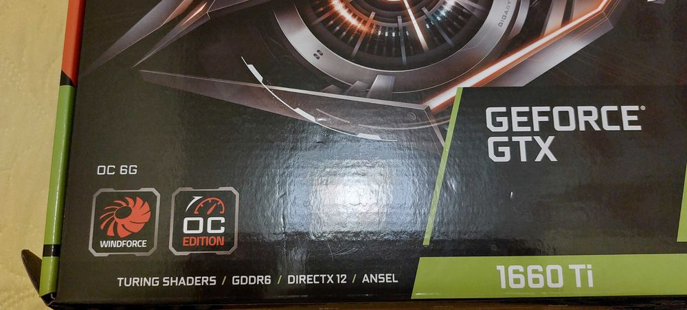 Gigabyte GeForce GTX 1660 OC 6G