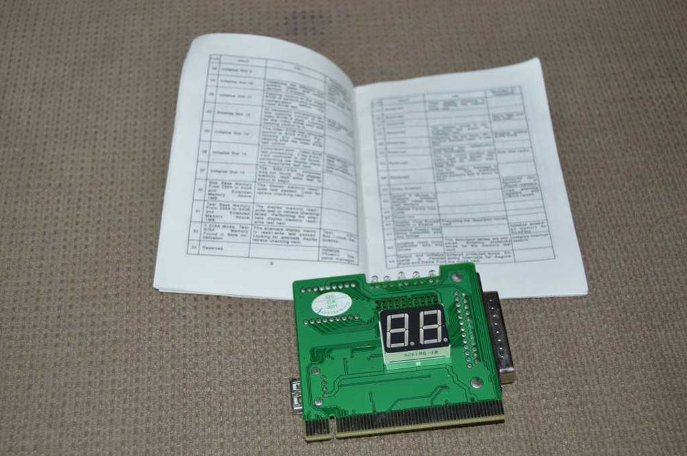 Placa diagnosticare Bios PC pentru calculatoare mai vechi pe PCI