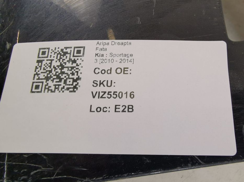 Aripa Dreapta Fata Kia  Sportage 3 [2010 - 2014] Originala