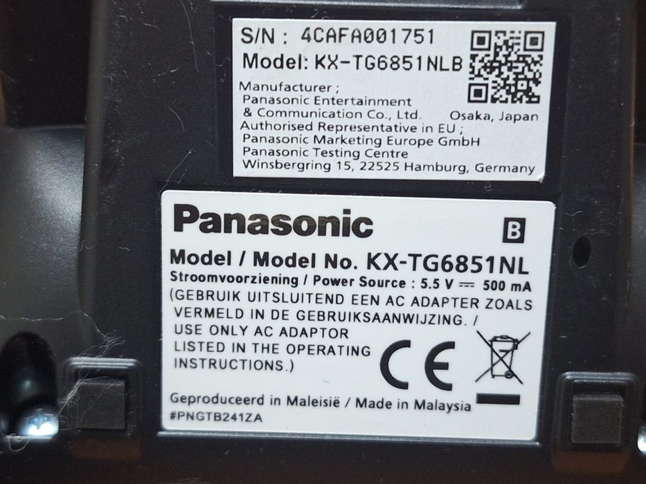 Telefon Panasonic fix, wireless, aproape nou!