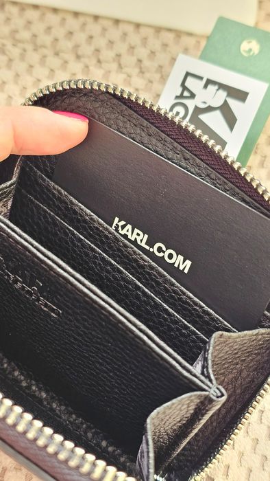 Портфейл на Karl Lagerfeld естествена кожа