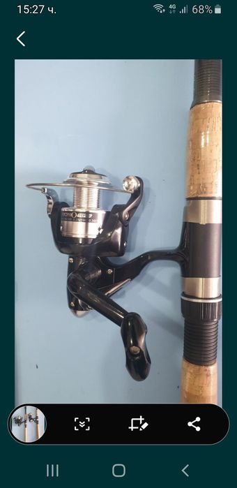 НОВО!Две карбонови въдици 3м и 3.6м с макари