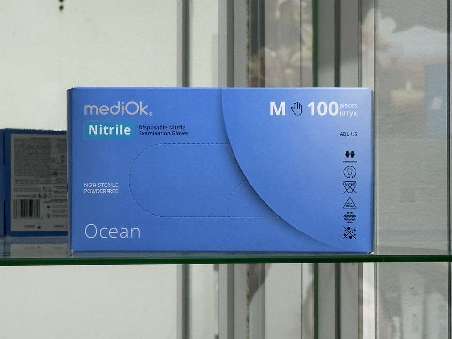 Одноразовые перчатки Нитрил Mediok