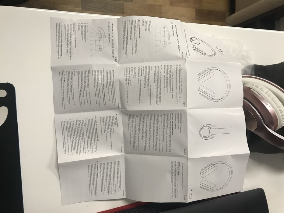 Слушалки Wor woder wireless розови