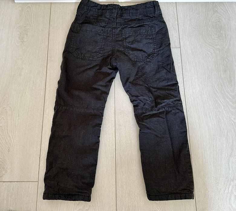 Pantaloni termoizolanți băieți, C&A, gri, mărimea 98