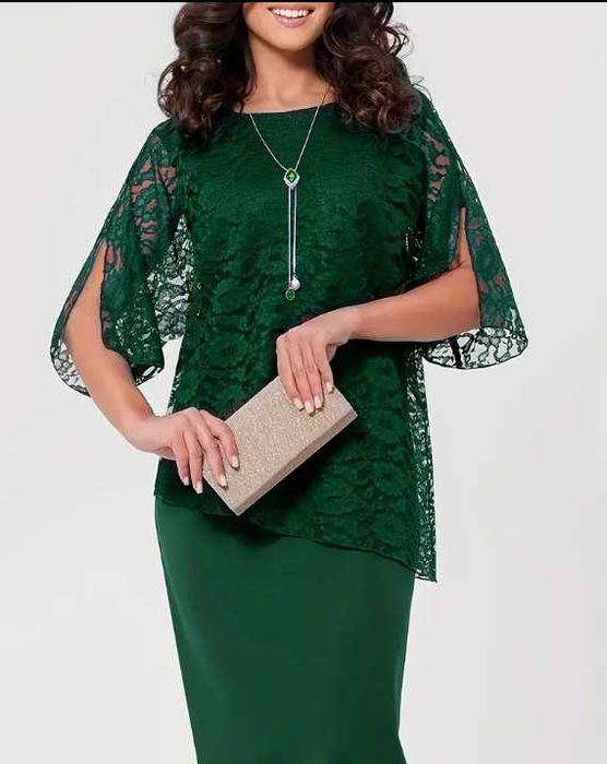 Дамска рокля с дантела