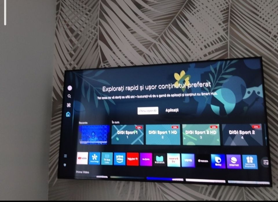 Televizor nou SAMSUNG 138 cm 55" 55 inchi Smart 4K Ultra HD