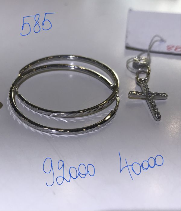 Продам золотые серьги с бриллиантами 585 пробы