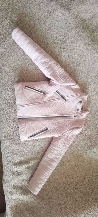 Детско кожено палто - около 7 - 9 годики