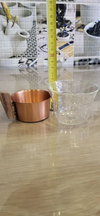 Cesti ceai/cafea cupru